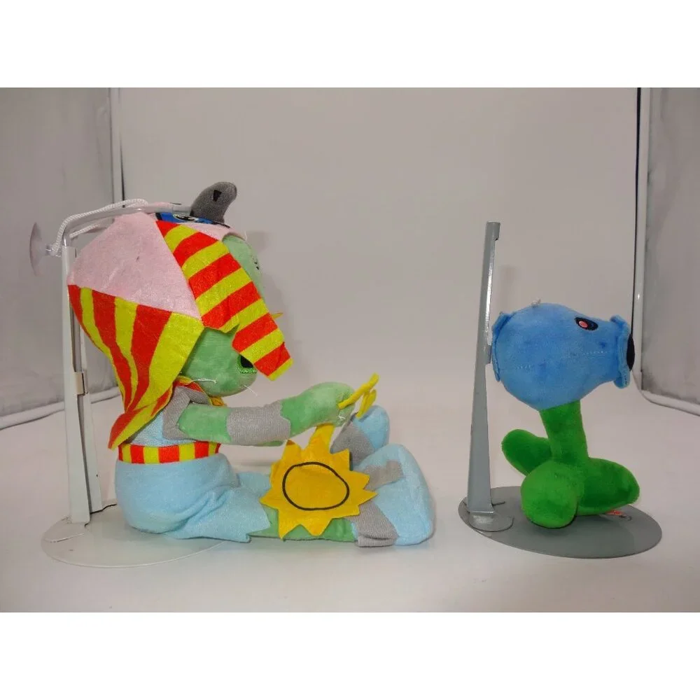 Plants Vs‎ Zombies Mummy Egyptian Ra Plush and Snow Pea Shooter Plush